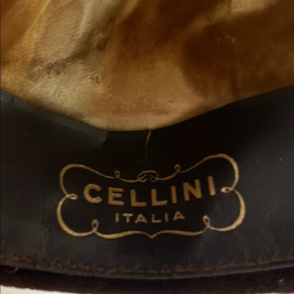 Cellini Italia Brown Felt Hat with Braided Band - Picture 4 of 8